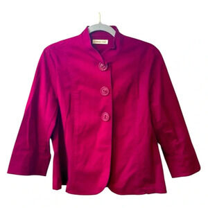 RASPBERRY Coldwater Creek REALLY PRETTY Pink Jacket Size 10 Stylish Confy